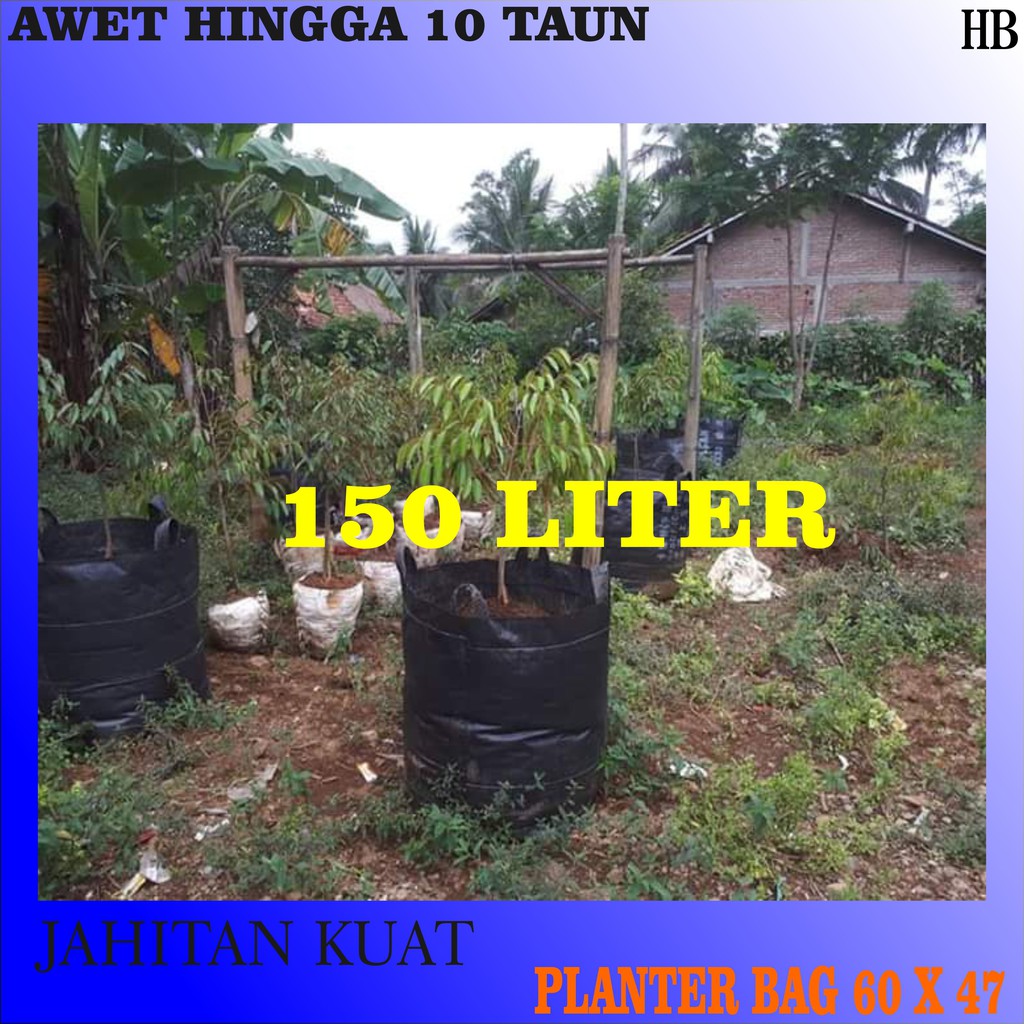 RPM PLANTERBAG 150 LITER POT BUNGA PLANTERBAG TERPAL PLANTER BAG POLIBAG