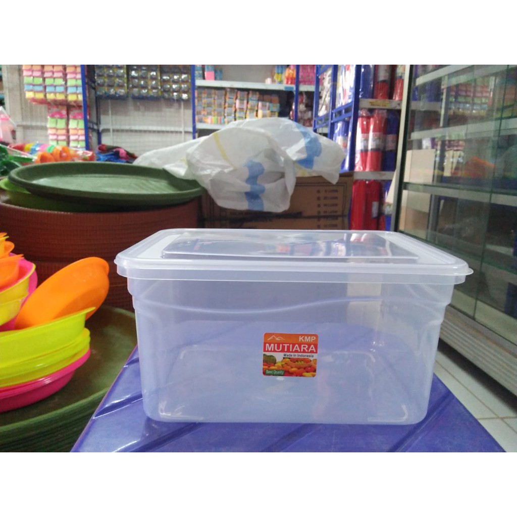 Kotak Makan Plastik 2500mL / Sayur / Penyimpan Makanan Transparan 2500mL 900 1800