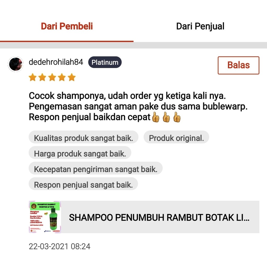SHAMPOO PENUMBUH RAMBUT BOTAK LIDAH BUAYA SHAMPO PENYUBUR RAMBUT ANTI RONTOK DAN KETOMBE 650mL-4