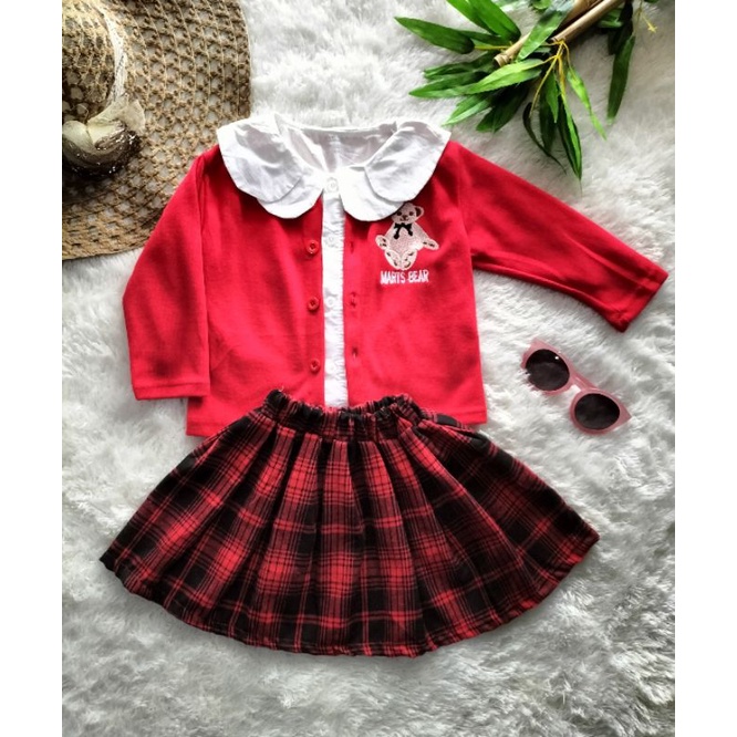 Set 3 in 1 Anak Cewek Import Korea