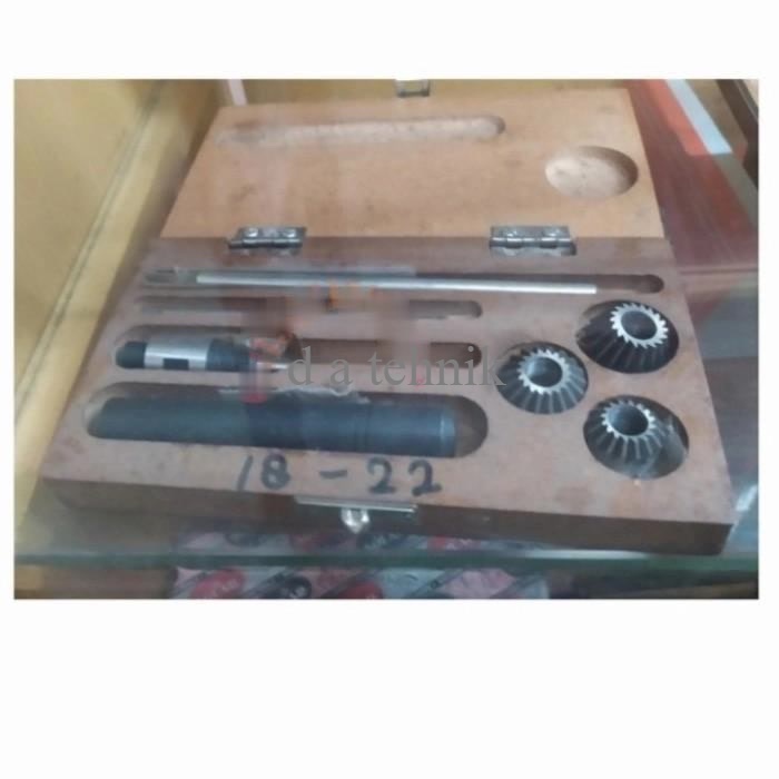 Alat setting klep motor 18 - 22 isi 3 pcs valve seat - face cutter set