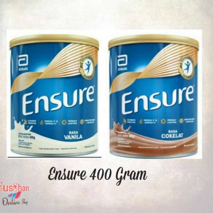 

ZV7 Susu Ensure FOS Rasa Coklat 400gr / Vanila 400 Gram BW P 9N6