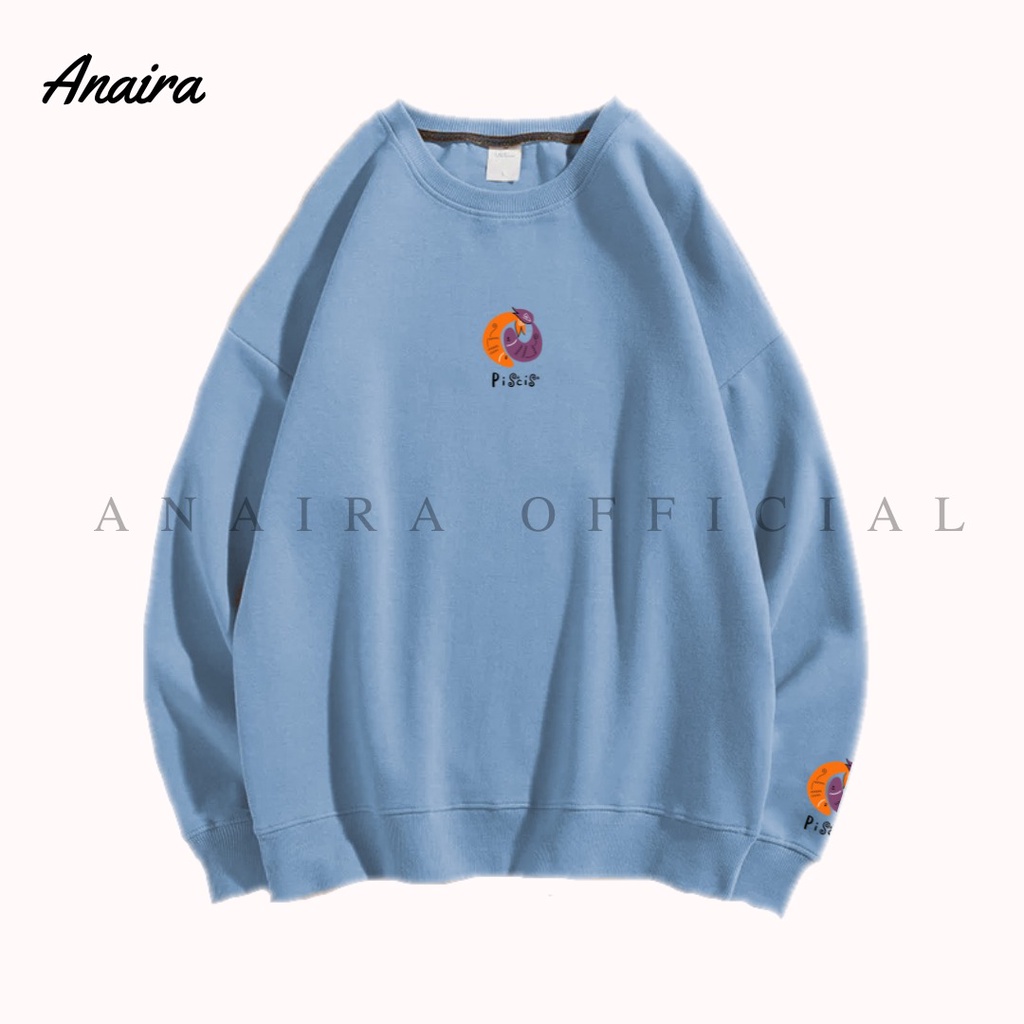 PISCIS SWEATER CREWNECK WANITA ANAIRAOFFICIAL