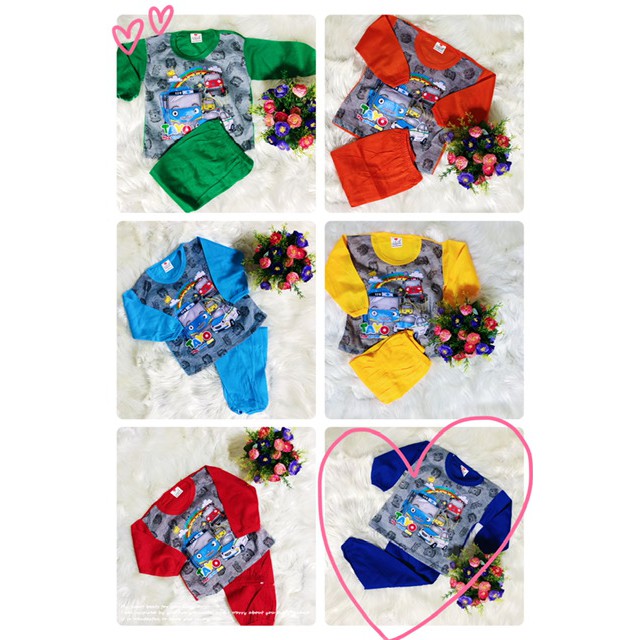 BAJU ANAK TIDUR KIDS / STELAN ANAK Mobil