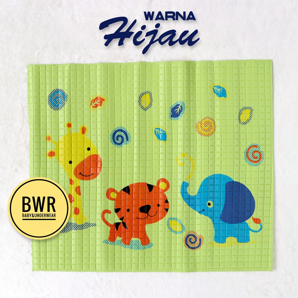 Perlak Jessy Orlando WARNA PRINT | Tatakan Alas Ompol Bayi Perlak Waterproof - Bwr