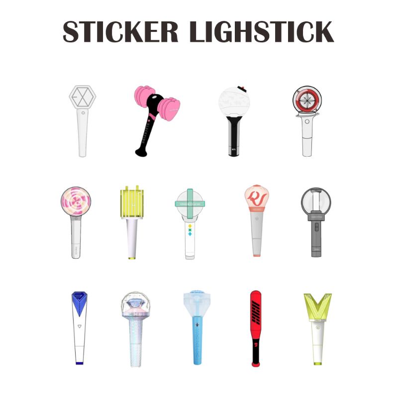 Kpop Clipart Kpop Lightstick Clipart Printable Lightsticks Singapore