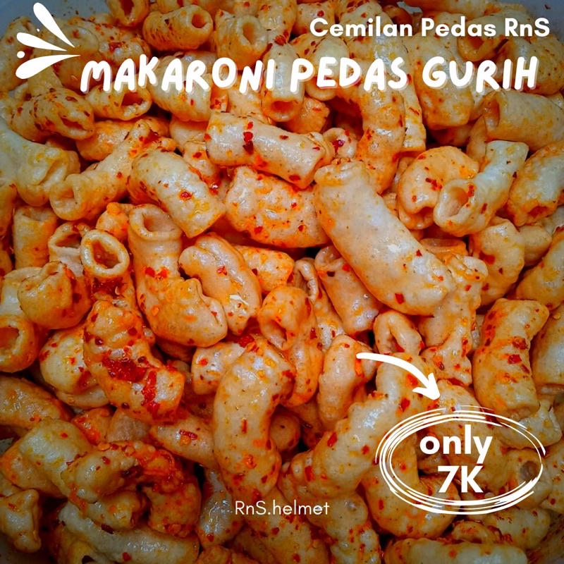 

Cemilan pedass gurih/seblak kerupuk/makaroni/mie kremes/basreng pedas