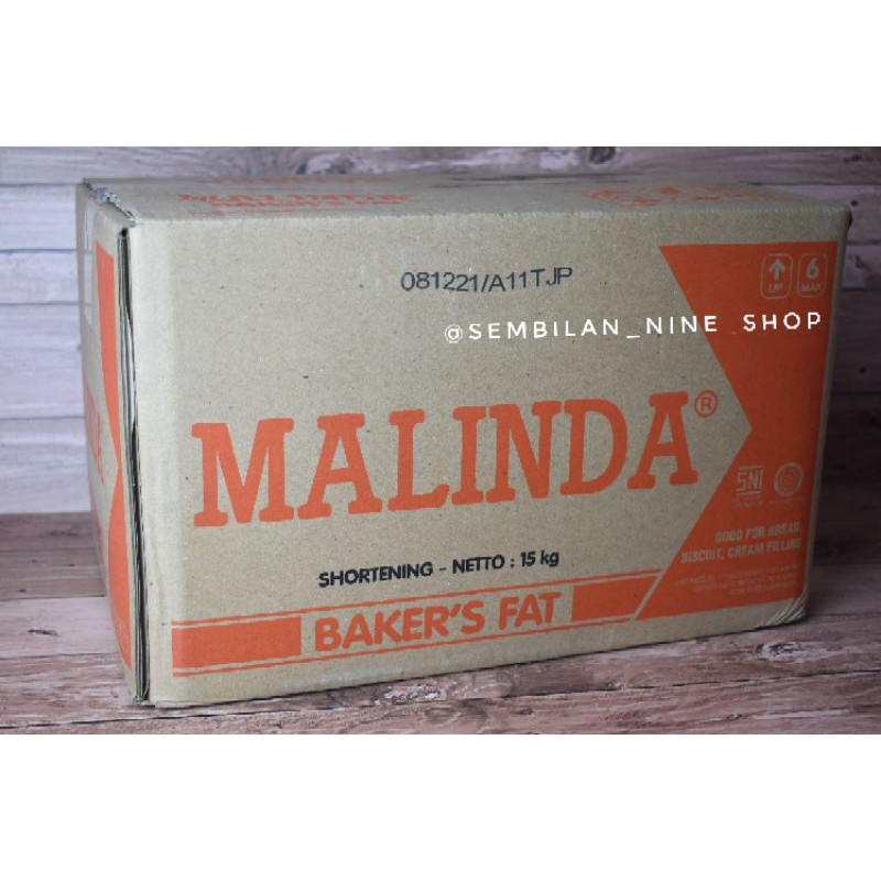 

MALINDA BAKER'S FAT Shortening 15 Kg Mentega Putih Margarine