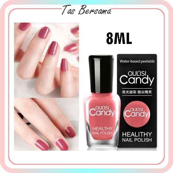 Kuteks Peel Off Cat Kuku Palsu Wanita Nail Polish Halal Kecantikan Candy 41 WARNA