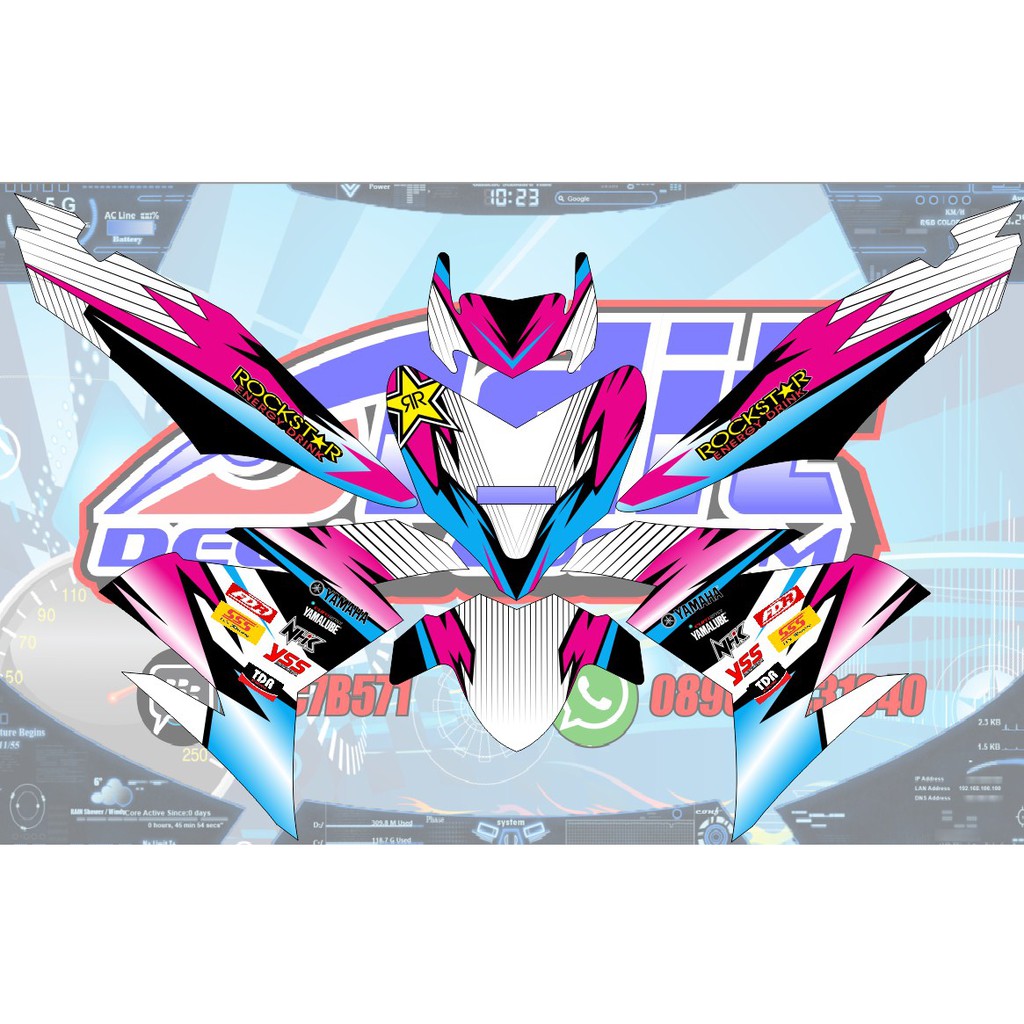 Decal Sticker Mx King 150 Cc Shopee Indonesia