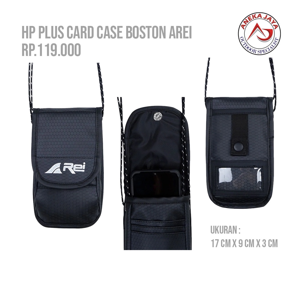 Tempat HP Plus Card Case Boston Arei