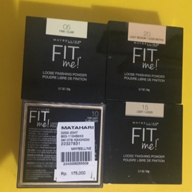 Jual MAYBELLINE Fit Me Loose Powder | Shopee Indonesia