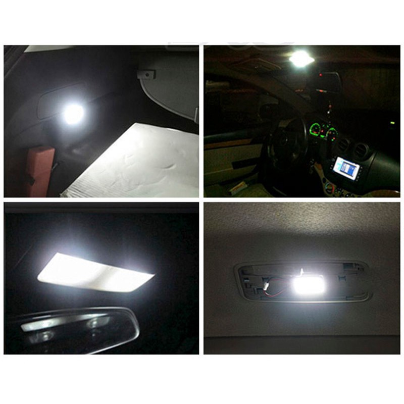 1 Pcs Mobil Panel Membaca Peta Lampu 5050 6 9 12 15 24 36 48 LED SMD Dome Interior Lampu Atap T10