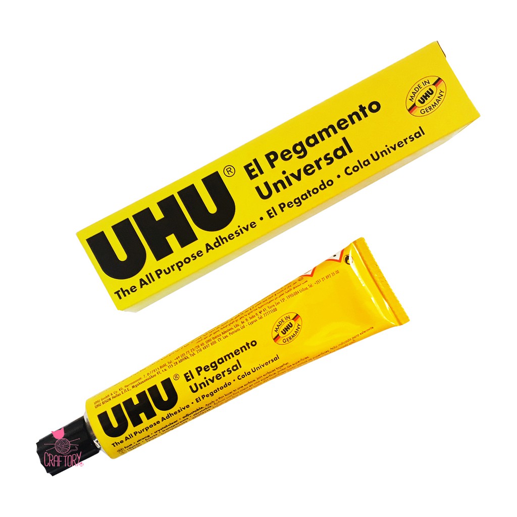 

Uhu Multipurpose Glue 60ml Lem Bening All Purpose 60 ml