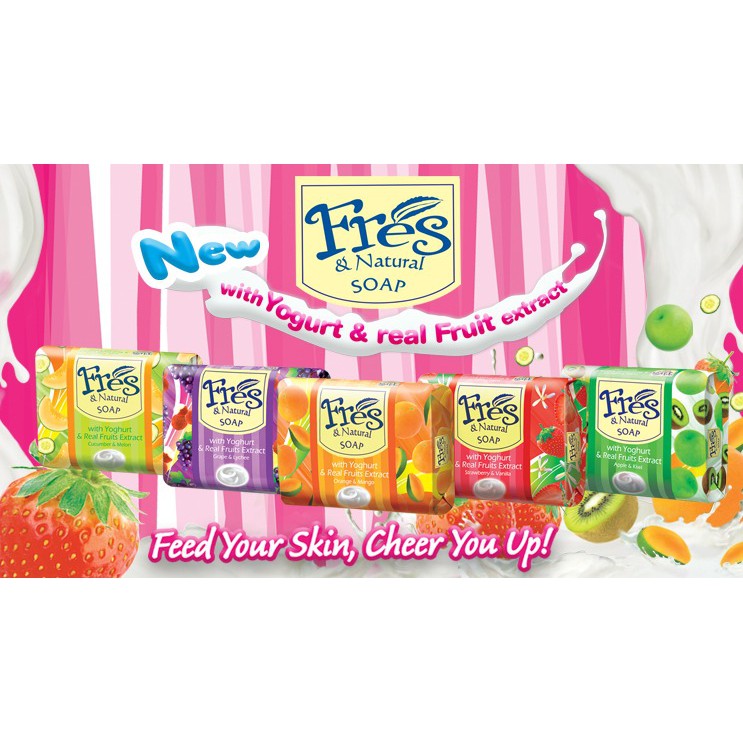 FRESH Body Bar Soap 65gr BPOM ORIGINAL / Sabun Fresh Sabun Mandi Batang BY AILIN