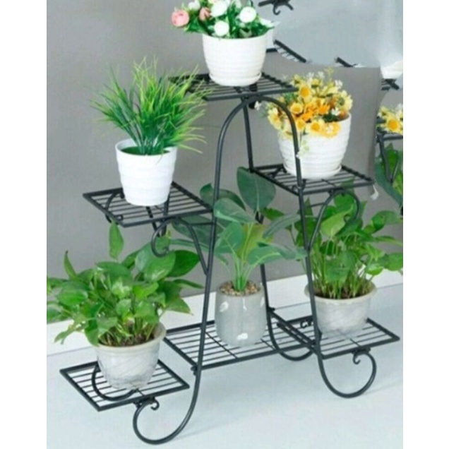 rak bunga besi  rak bunga susun 6