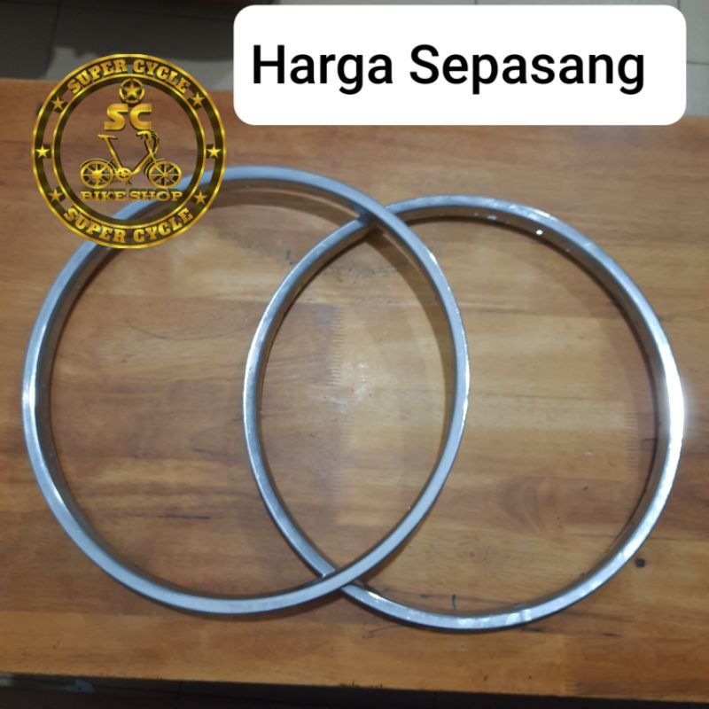 Rim / Velg UNITED 20" Chrome Sepeda Minion / BMX / Mini