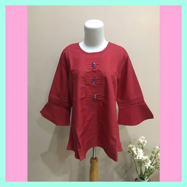 (TERMURAH) BLOUSE KATUN IMA PLATINUM