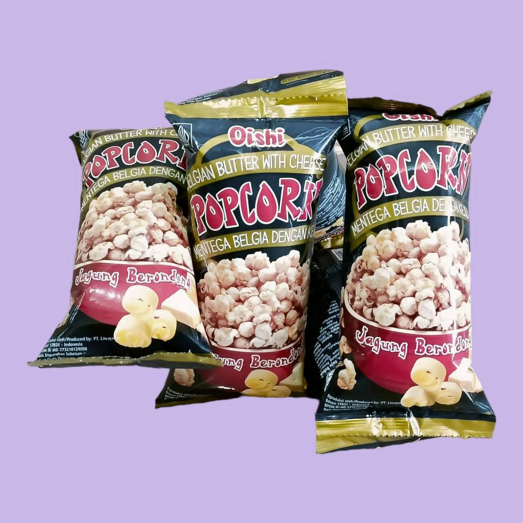 

Oishi Popcorn Butter Cheese Snack 20gr [10 pcs/renceng]