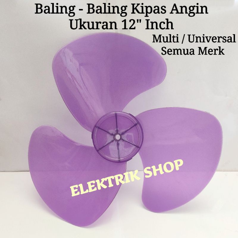 BALING - BALING KIPAS ANGIN UKURAN 12&quot; INCH MULTI UNIVERSAL SEMUA MEREK