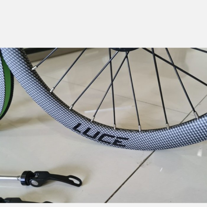 Wheelset 349 LUCE Carbon motif size ukuran 16 plus