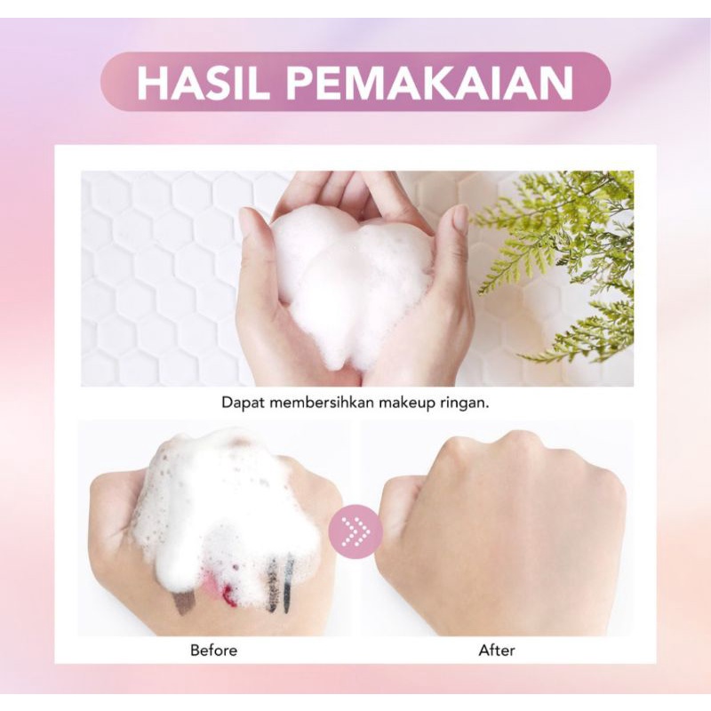 YOU Dazzling Glow Up Facial Foam [Membersihkan hingga permukaan terdalam]