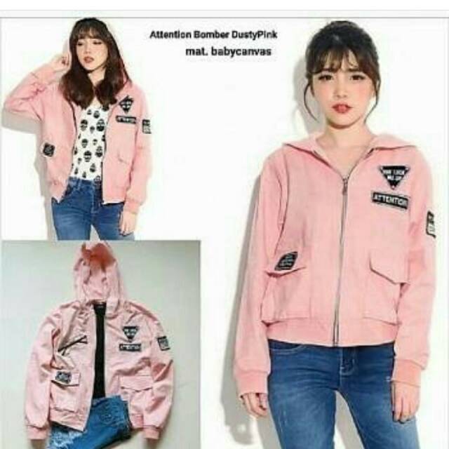 Jaket attention bomber fit L