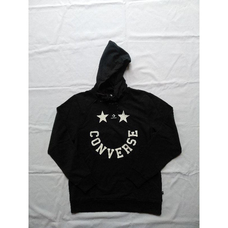 Hoodie Converse Smile Black Original