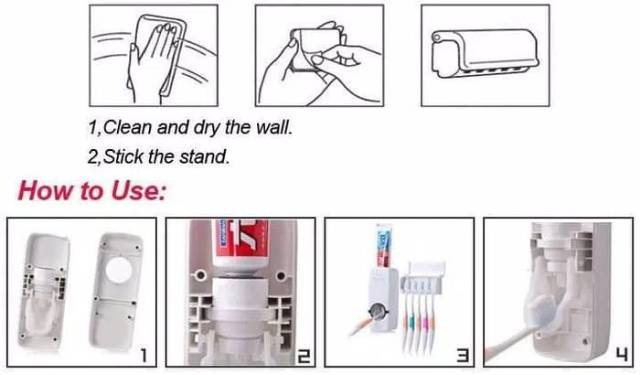 ORI | DISPENSER ODOL TOUCH ME TEMPAT GANTUNGAN SIKAT PASTA GIGI KAMAR MANDI tempel di dinding | COD Behelldental