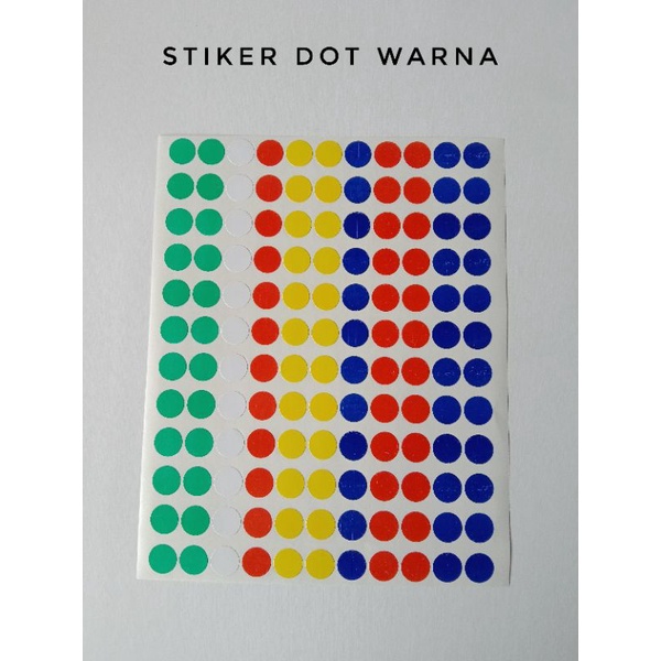 

Stiker Sticker Dot Labels No.114 Ecer