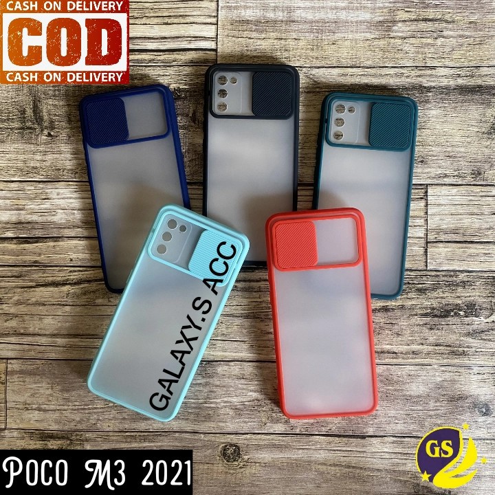 Xiaomi Redmi 9T 9C 9A 9 8 8A Pro Poco M3 Pro 5G Poco F3 Poco X3 NFC X3 Pro Mi 11 Lite Mi 10T PRO Slide Case Protection Camera Matte