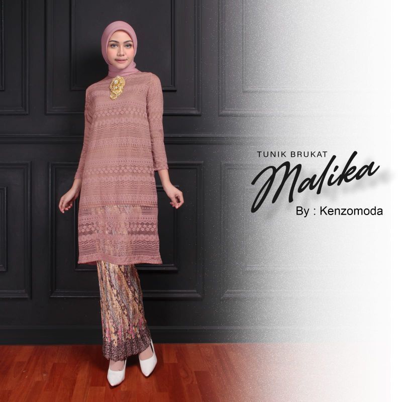 Realpit setelan kebaya kurung melayu//tuniik kurung brukat//tunik brukat terbaru//kebaya wisuda//kebaya pesta modern