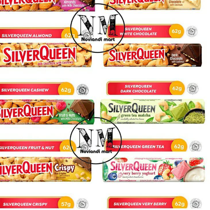 

[PRODUK JRIBG] Silverqueen Mete 58gr/58gram /Silverqueen 58/ 65/62/62gram JVY