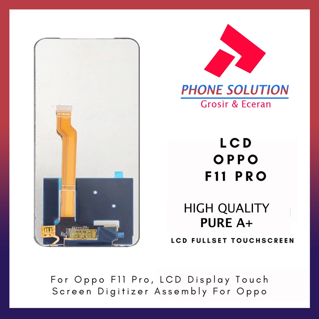 LCD Oppo F11 Pro Fullset Touchscreen - Parts Kompatibel Dengan Produk Oppo // Supplier LCD Oppo F11 - Garansi 1 Bulan