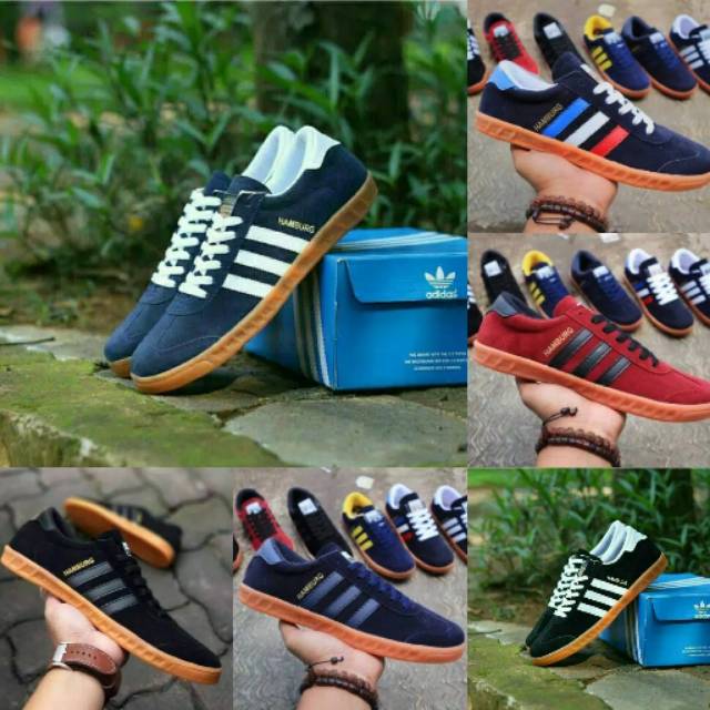 Sepatu adidas / adidas hamburg / sepatu / sepatu cowok / sepatu casual