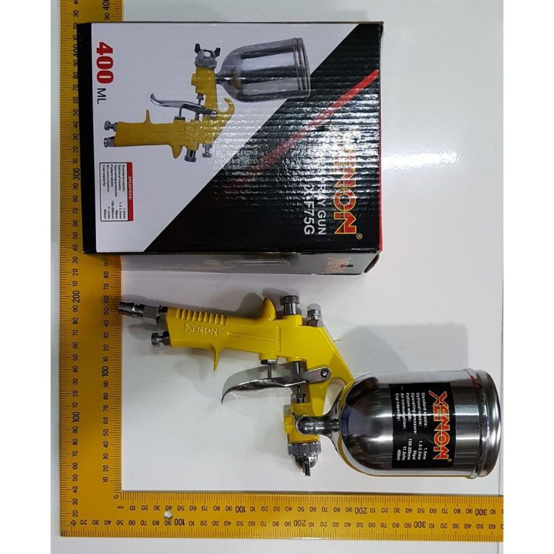 Spray Gun Spraygun XENON F75G F75 mrp lakoni tabung atas