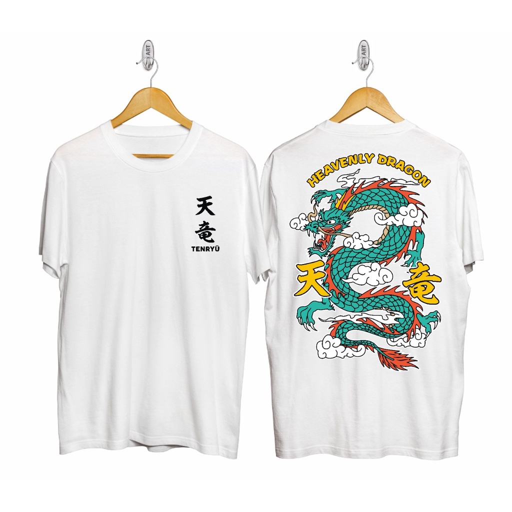 Kaos murah Kaos distro murah baju  distro pria t-shirt murah combed30s HEAVENLY  DRAGON