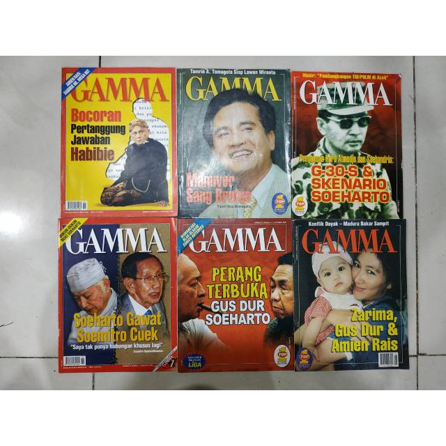 Majalah gamma harga satuan