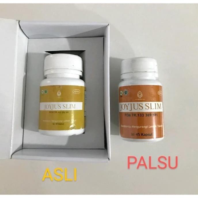 Suplemen-Diet-Obat-Pelangsing- Bonus Joyjus Slim Capsul Obat Pelangsing Badan Herbal Alami 45 Pcs