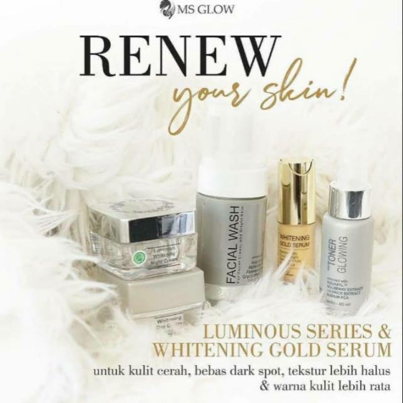 Ms Glow original, day cream, toner acne, toner glowing, Luminous, whitening, acne, ultimate