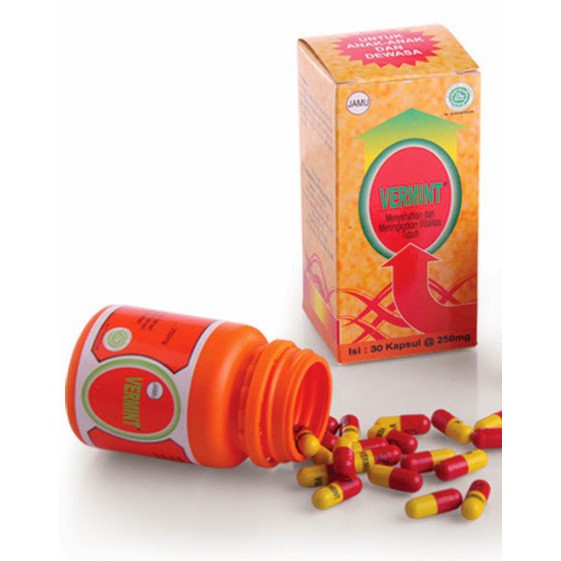 Vermint Kecil 12 Kapsul - Kapsul Ekstrak Cacing Tanah