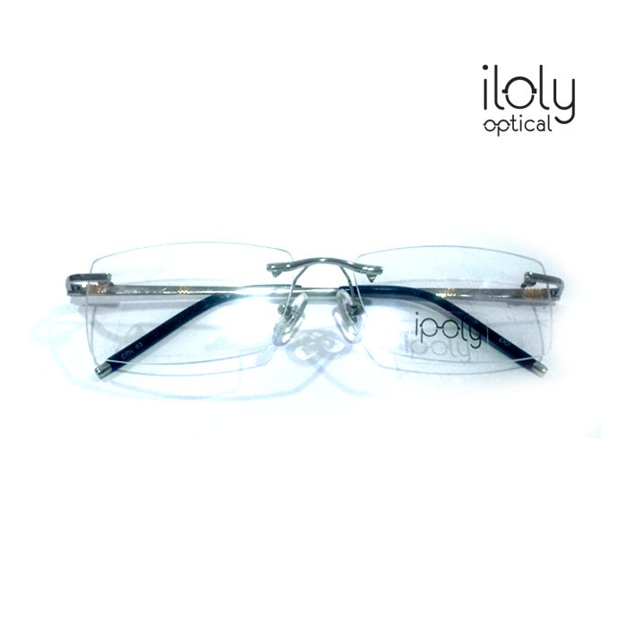 ILOLY Kacamata FRAMELESS Pria&Wanita Minus