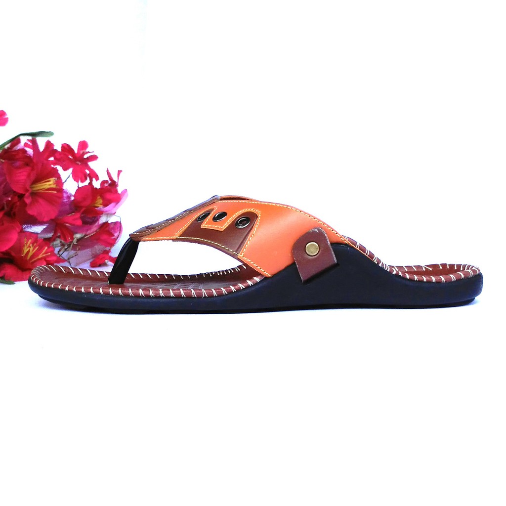 HQo Sandal Pria Terbaru / Sandal Pria Murah / Sandal Kulit Pria / KPNG A03