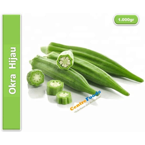 

Sayur Okra Fresh - Hijau Muda | 1.000gr [ Harga Per KG ]