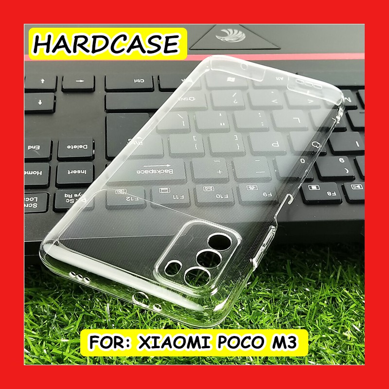 Xiaomi Poco M3 - Clear Hard Case Casing Cover Transparan Mika Bening