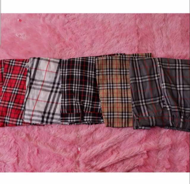 Celana Baggy Kotak Stretch / Buat Anak Remaja Dan Dewasa