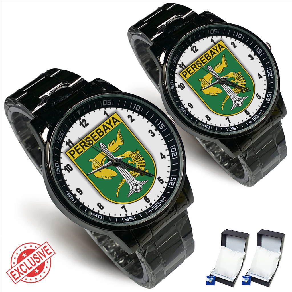 Jam Tangan Rantai Couple PERSEBAYA SURABAYA 01 (Awesome)