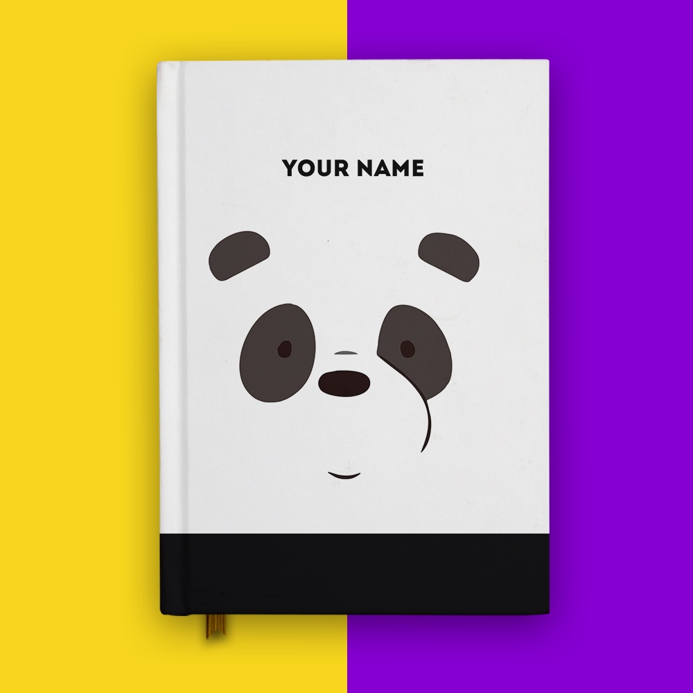 

Buku Notebook We Bear Bare Panda PANPAN1 Kartun Custom Nama Diary Jurnal Cosplay Hardcover