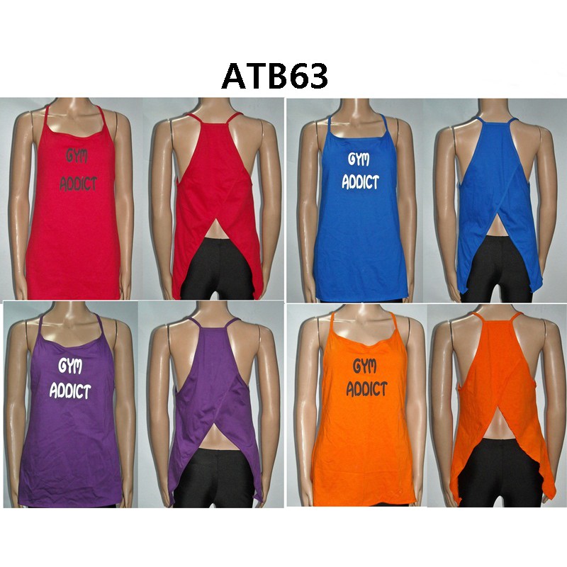 Tanktop Senam Zumba Aerobic Yoga Dance kode ATB 63