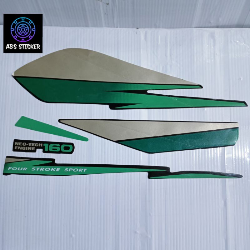 Striping Gl Pro 1995 Hijau Silver